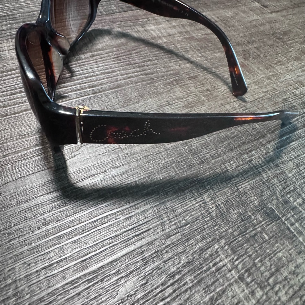 Coach Designer Tortoise Shell Frame Sunglasses Wi… - image 5